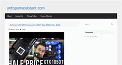 Desktop Screenshot of antispamassistant.com
